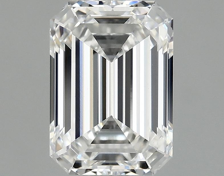 1.07 Carat Emerald Shaped Ideal Cut VVS2 IGI Certified Lab Grown Diamond