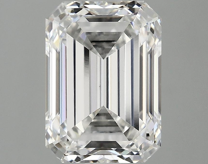3.05 Carat Emerald Shaped Ideal Cut VVS2 IGI Certified Lab Grown Diamond