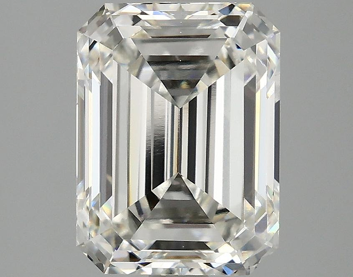 3.08 Carat Emerald Shaped Excellent Cut VS1 IGI Certified Lab Grown Diamond