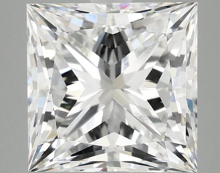 4.94 Carat Princess Shaped Ideal Cut VS1 IGI Certified Lab Grown Diamond