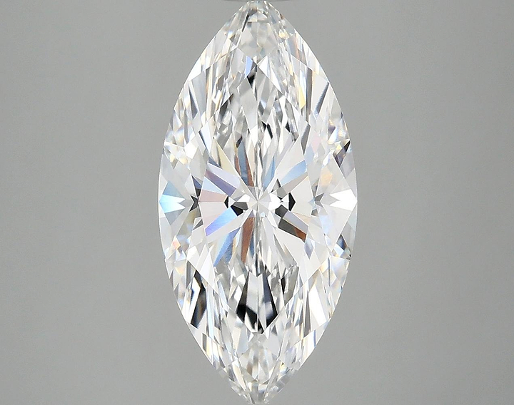 3.01 Carat Marquise Shaped Excellent Cut VVS2 IGI Certified Lab Grown Diamond