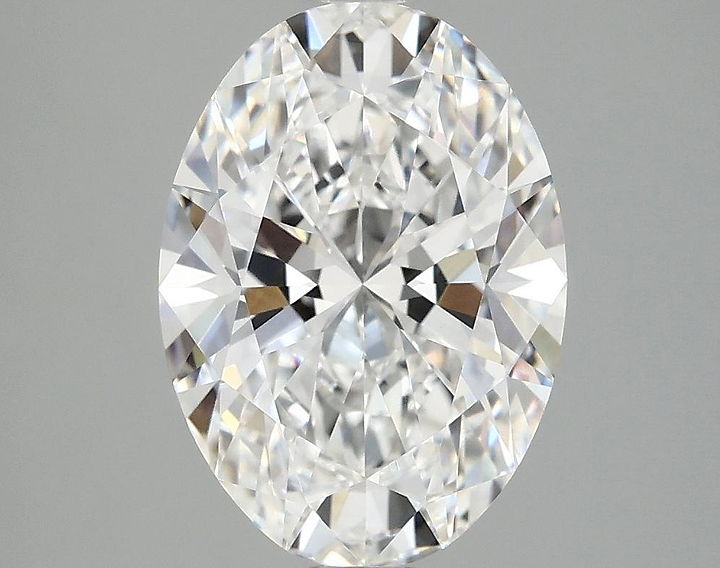 3.08 Carat Oval Shaped Ideal Cut VVS2 IGI Certified Lab Grown Diamond