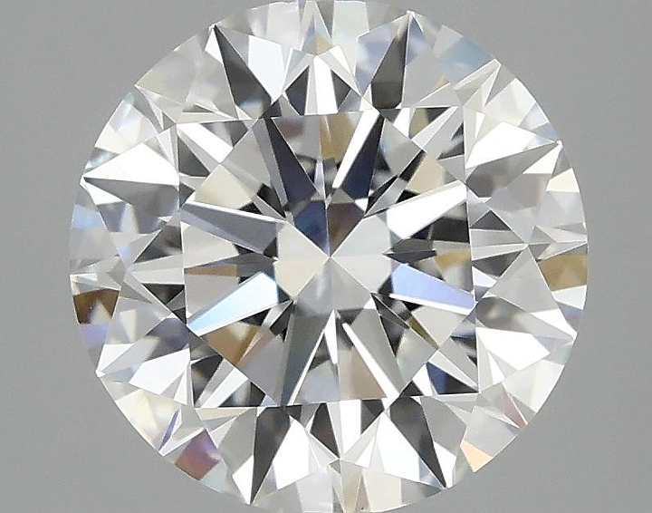 3.07 Carat Round Shaped Ideal Cut VVS2 IGI Certified Lab Grown Diamond