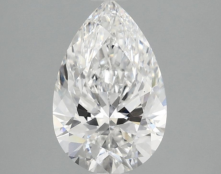 2.04 Carat Pear Shaped Ideal Cut VS1 IGI Certified Lab Grown Diamond