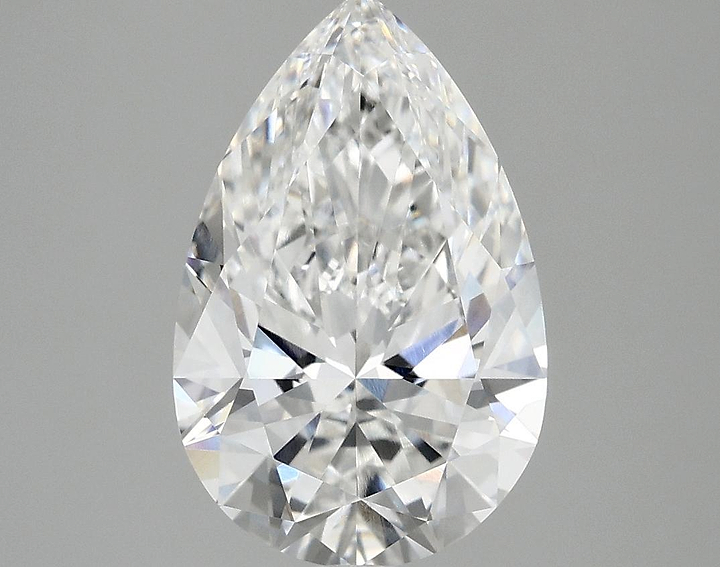 3.09 Carat Pear Shaped Ideal Cut VS1 IGI Certified Lab Grown Diamond