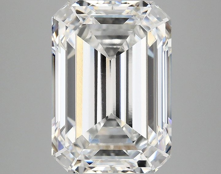 7.18 Carat Emerald Shaped Ideal Cut VVS2 IGI Certified Lab Grown Diamond