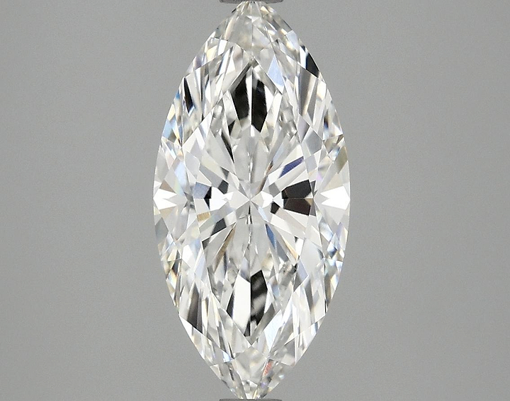 2.04 Carat Marquise Shaped Excellent Cut VVS2 IGI Certified Lab Grown Diamond