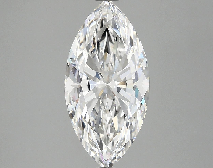 3.02 Carat Marquise Shaped Ideal Cut VVS2 IGI Certified Lab Grown Diamond
