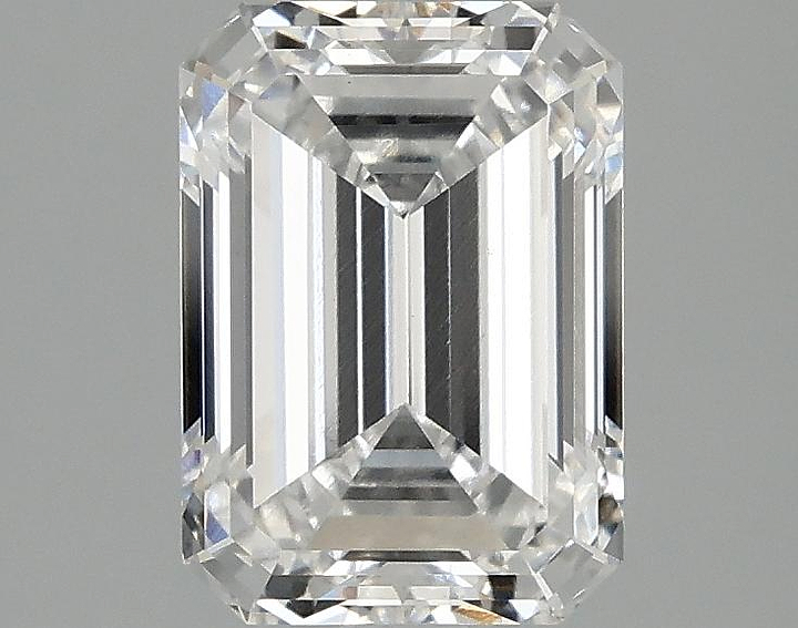 2.03 Carat Emerald Shaped Ideal Cut VVS2 IGI Certified Lab Grown Diamond