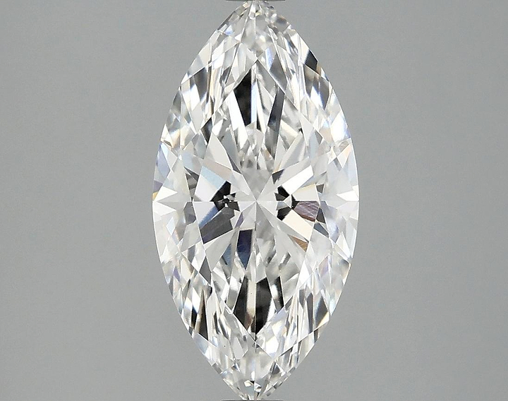 2.02 Carat Marquise Shaped Ideal Cut VVS2 IGI Certified Lab Grown Diamond