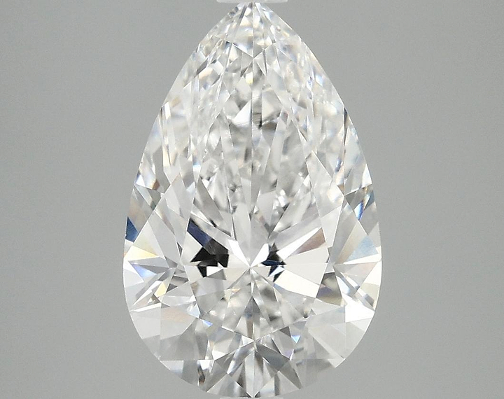 3.04 Carat Pear Shaped Ideal Cut VVS2 IGI Certified Lab Grown Diamond