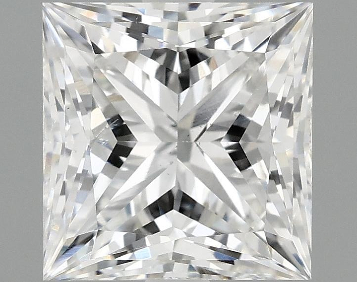 2.0 Carat Princess Shaped Ideal Cut SI1 IGI Certified Lab Grown Diamond