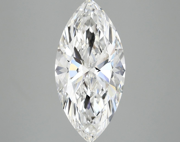 3.01 Carat Marquise Shaped Excellent Cut VVS2 IGI Certified Lab Grown Diamond