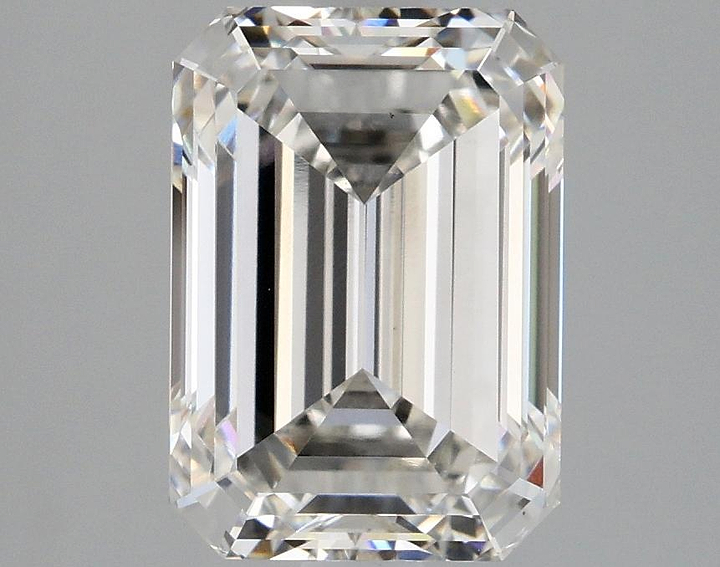 3.08 Carat Emerald Shaped Ideal Cut VS1 IGI Certified Lab Grown Diamond
