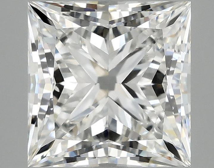 4.05 Carat Princess Shaped Ideal Cut SI1 IGI Certified Lab Grown Diamond