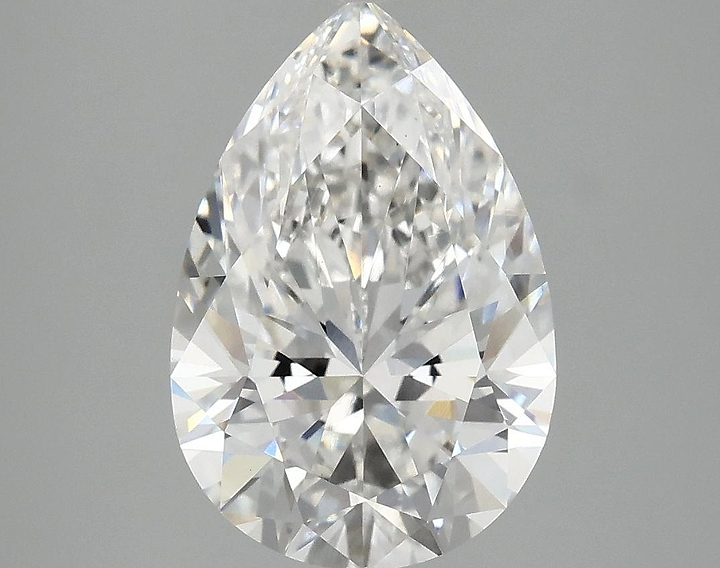 3.09 Carat Pear Shaped Excellent Cut VS1 IGI Certified Lab Grown Diamond