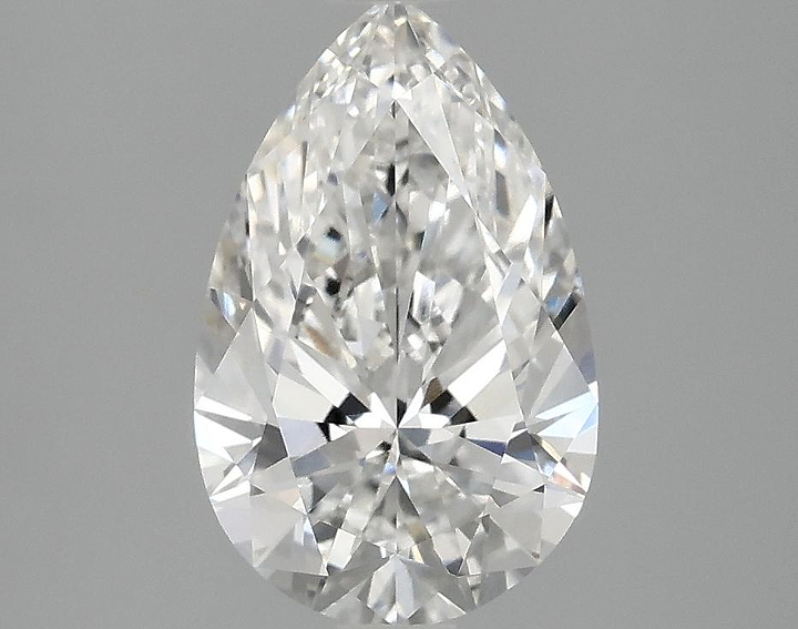 2.03 Carat Pear Shaped Ideal Cut VVS2 IGI Certified Lab Grown Diamond