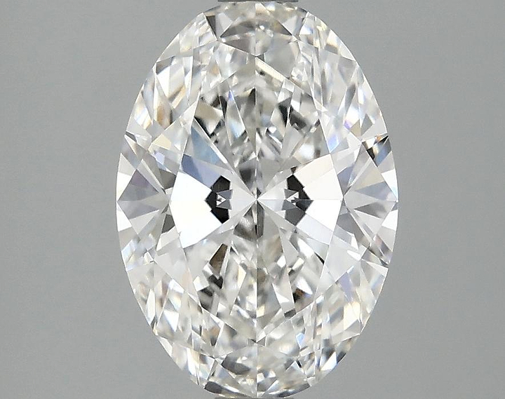 2.1 Carat Oval Shaped Ideal Cut VVS2 IGI Certified Lab Grown Diamond