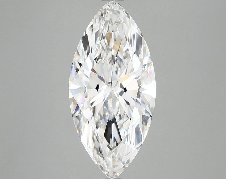3.04 Carat Marquise Shaped Excellent Cut VVS2 IGI Certified Lab Grown Diamond