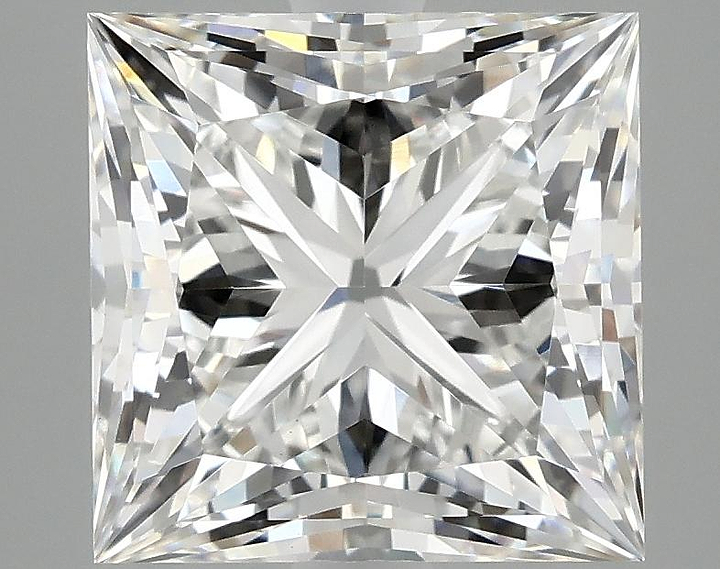 4.14 Carat Princess Shaped Ideal Cut VS1 IGI Certified Lab Grown Diamond