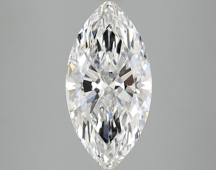 3.07 Carat Marquise Shaped Ideal Cut VVS2 IGI Certified Lab Grown Diamond