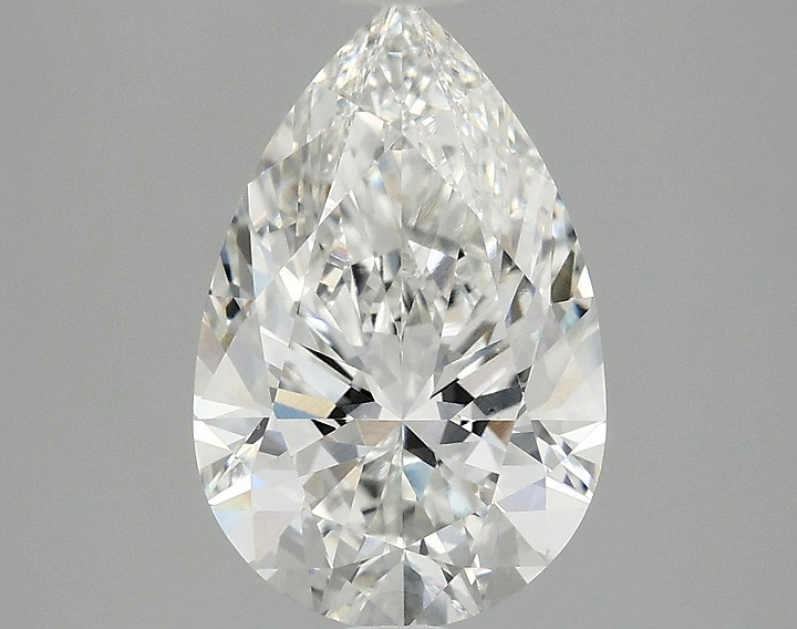 3.08 Carat Pear Shaped Excellent Cut VS1 IGI Certified Lab Grown Diamond