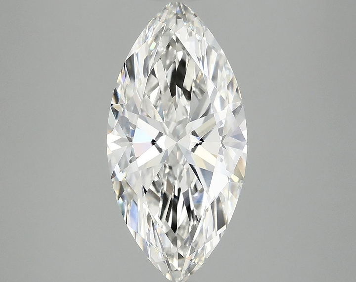 3.03 Carat Marquise Shaped Excellent Cut VVS2 IGI Certified Lab Grown Diamond