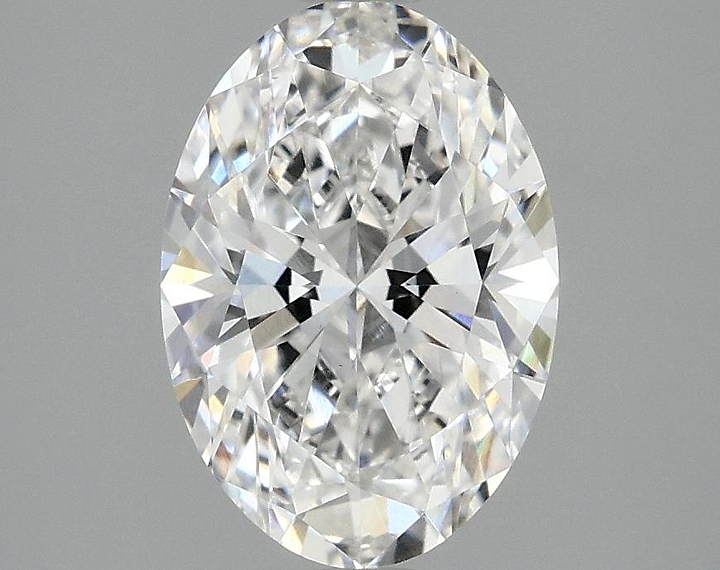 2.1 Carat Oval Shaped Ideal Cut VVS2 IGI Certified Lab Grown Diamond