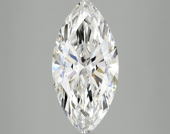 2.81 Carat Marquise Shaped Excellent Cut VVS2 IGI Certified Lab Grown Diamond
