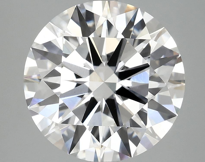 5.09 Carat Round Shaped Ideal Cut VVS2 IGI Certified Lab Grown Diamond