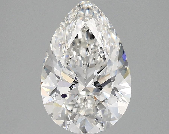 2.09 Carat Pear Shaped Excellent Cut VVS2 IGI Certified Lab Grown Diamond