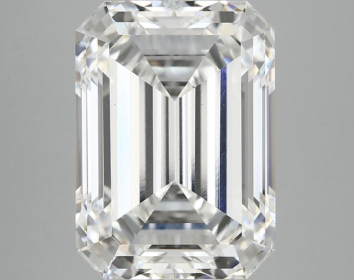 7.04 Carat Emerald Shaped Ideal Cut VS1 IGI Certified Lab Grown Diamond