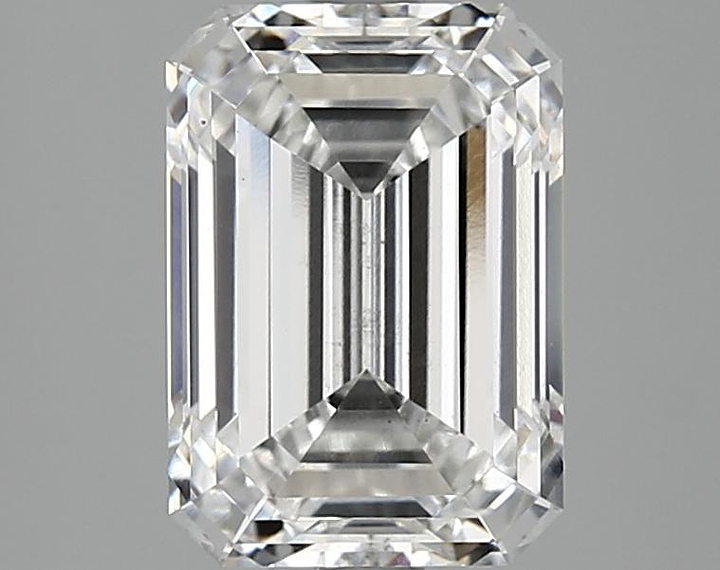 3.01 Carat Emerald Shaped Ideal Cut VS2 IGI Certified Lab Grown Diamond