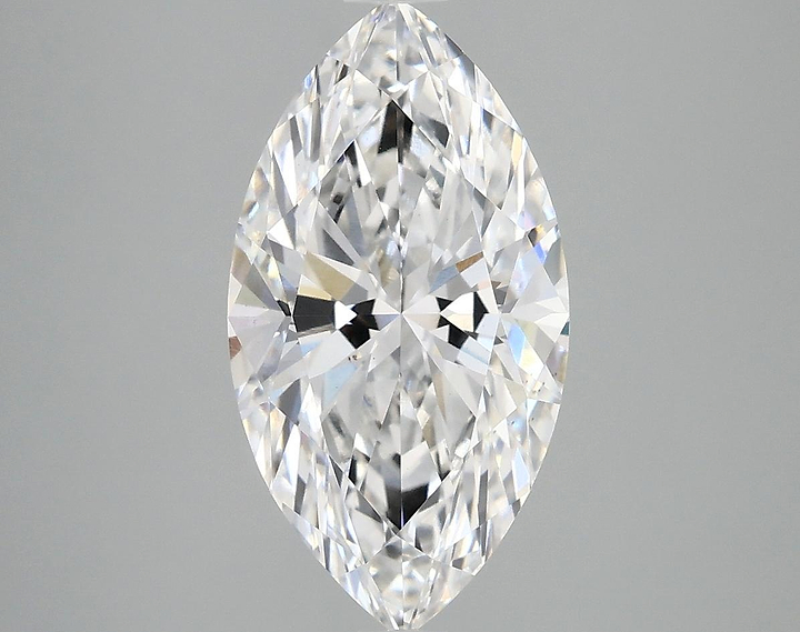 3.08 Carat Marquise Shaped Excellent Cut VS2 IGI Certified Lab Grown Diamond