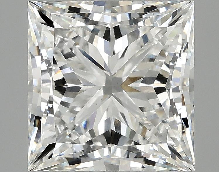 3.88 Carat Princess Shaped Ideal Cut VS1 IGI Certified Lab Grown Diamond