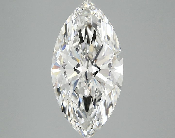 3.09 Carat Marquise Shaped Ideal Cut VVS2 IGI Certified Lab Grown Diamond