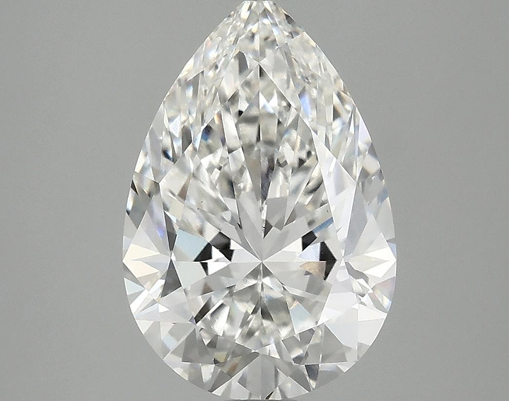 3.09 Carat Pear Shaped Excellent Cut VS1 IGI Certified Lab Grown Diamond