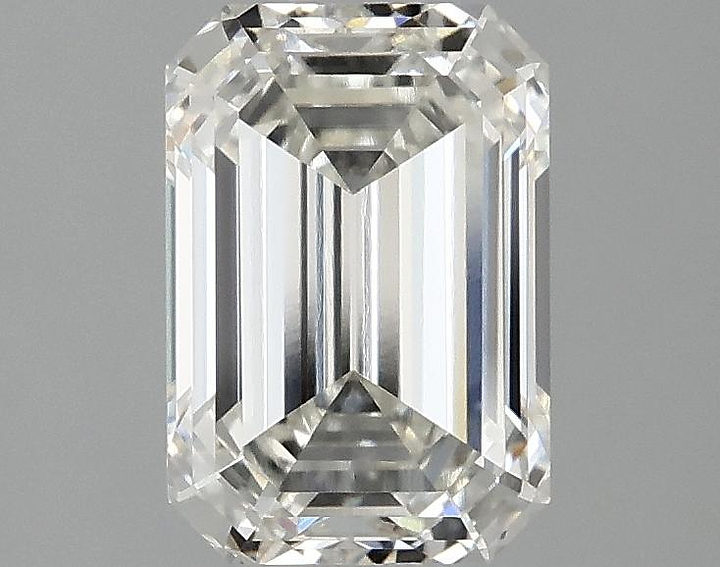 2.02 Carat Emerald Shaped Ideal Cut VVS2 IGI Certified Lab Grown Diamond