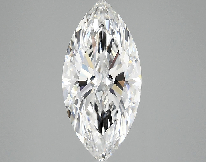 2.99 Carat Marquise Shaped Excellent Cut VVS2 IGI Certified Lab Grown Diamond