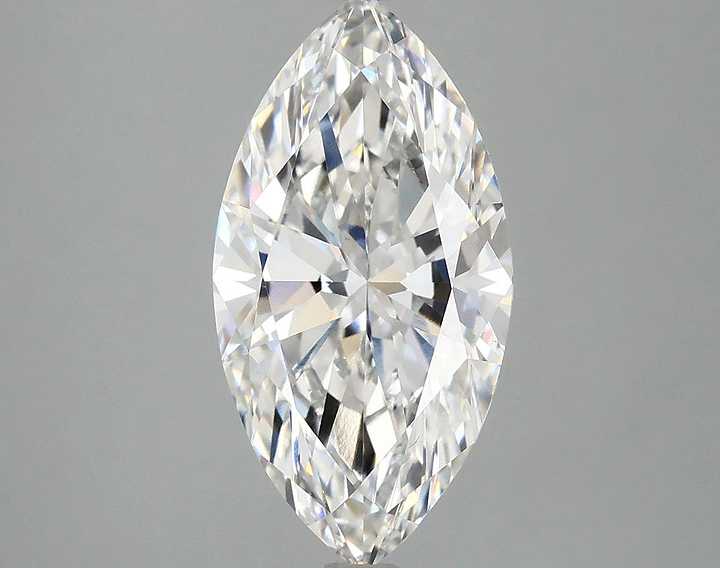 3.04 Carat Marquise Shaped Ideal Cut VVS2 IGI Certified Lab Grown Diamond