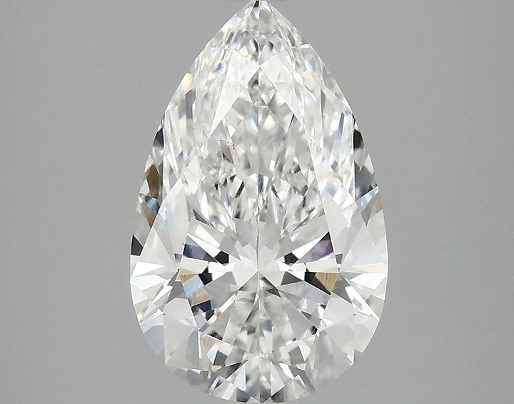 2.1 Carat Pear Shaped Ideal Cut VS2 IGI Certified Lab Grown Diamond