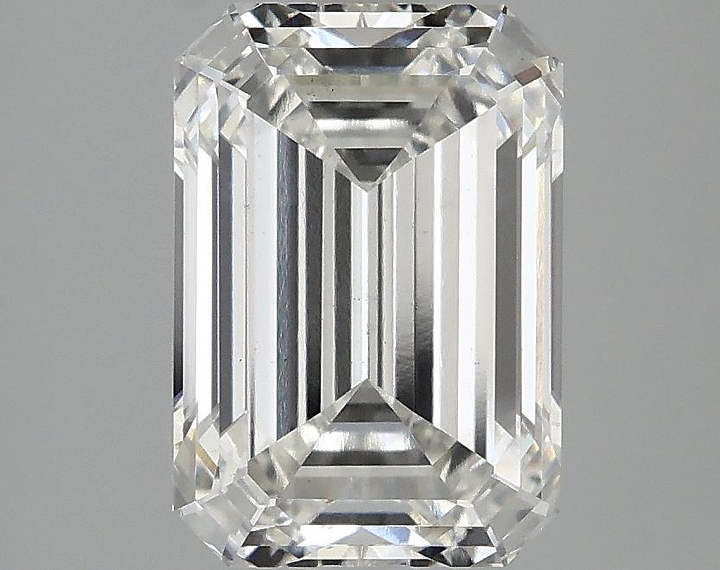 3.04 Carat Emerald Shaped Ideal Cut VS2 IGI Certified Lab Grown Diamond