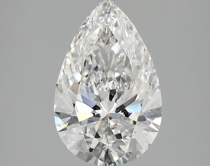 2.02 Carat Pear Shaped Ideal Cut VVS2 IGI Certified Lab Grown Diamond