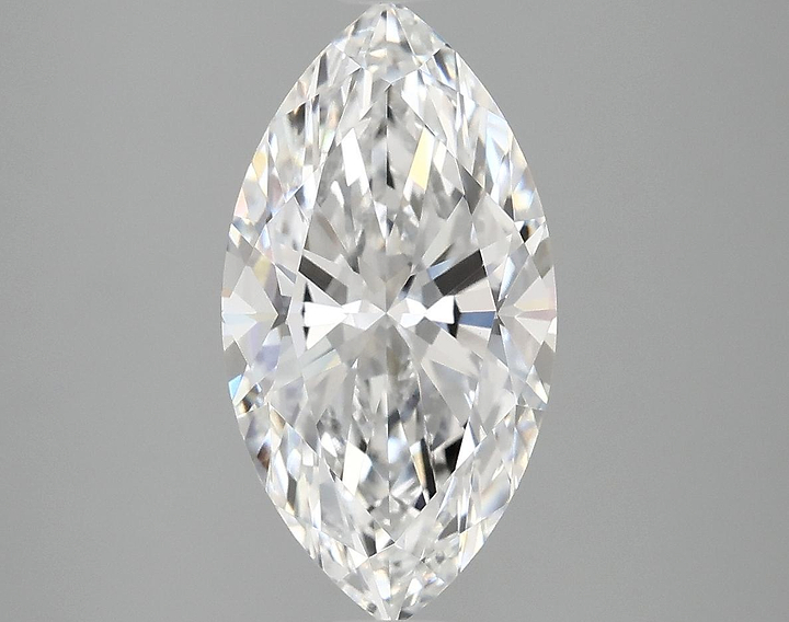 3.02 Carat Marquise Shaped Excellent Cut VVS2 IGI Certified Lab Grown Diamond