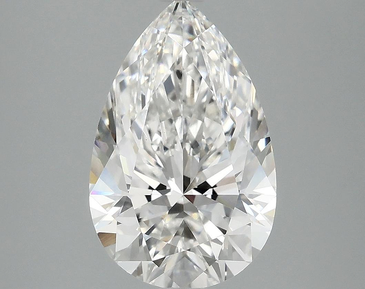 3.08 Carat Pear Shaped Ideal Cut VS1 IGI Certified Lab Grown Diamond