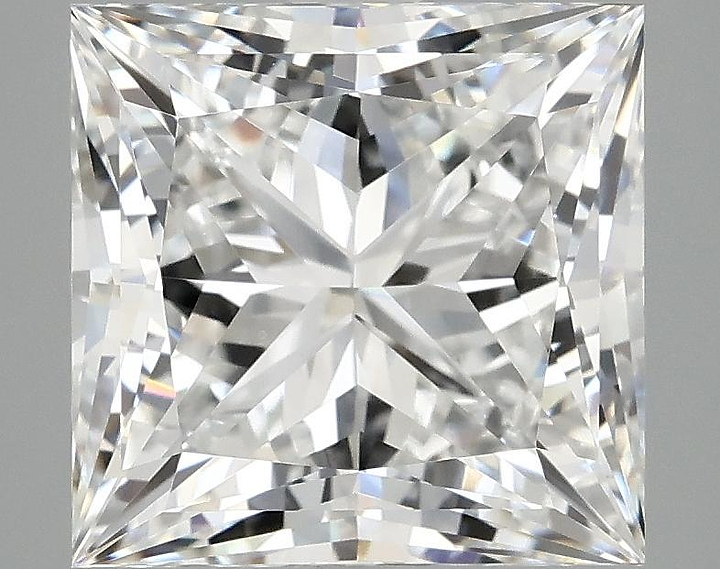 4.9 Carat Princess Shaped Ideal Cut VVS2 IGI Certified Lab Grown Diamond