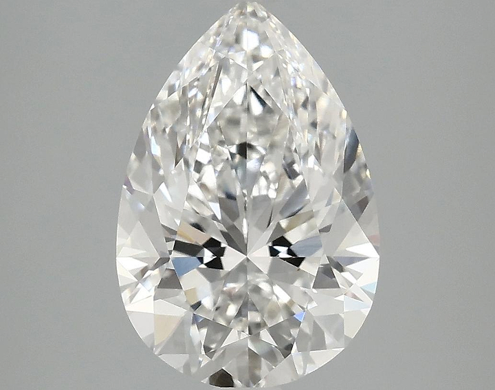 2.99 Carat Pear Shaped Excellent Cut VVS2 IGI Certified Lab Grown Diamond