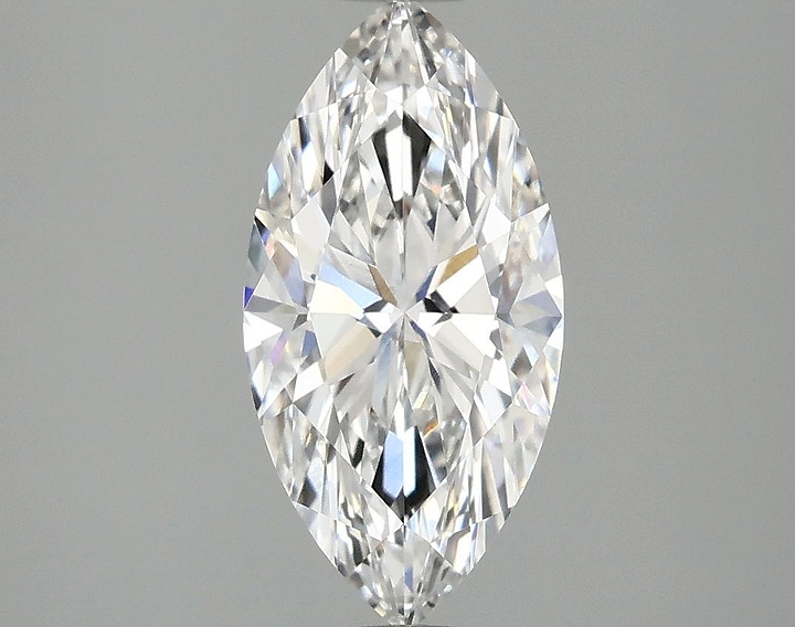 1.98 Carat Marquise Shaped Ideal Cut VVS2 IGI Certified Lab Grown Diamond
