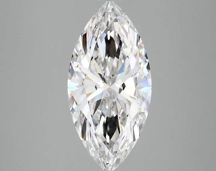 3.07 Carat Marquise Shaped Excellent Cut VVS2 IGI Certified Lab Grown Diamond