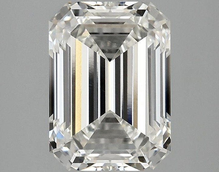 3.09 Carat Emerald Shaped Excellent Cut VVS2 IGI Certified Lab Grown Diamond